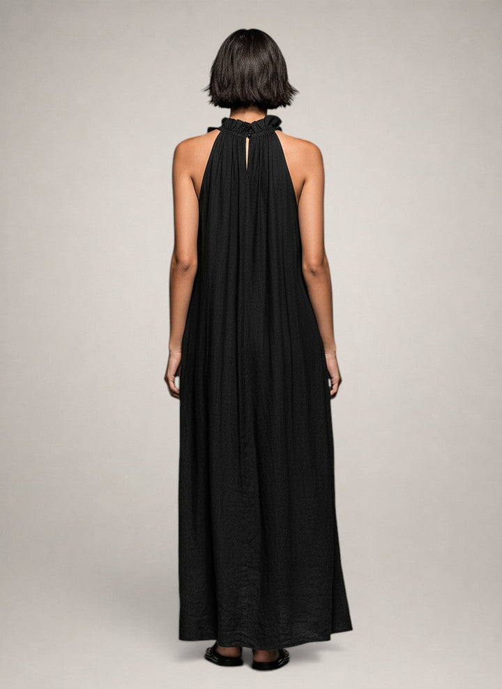 Darlene - Sleeveless Linen Maxi Dress