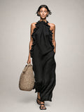 Darlene - Sleeveless Linen Maxi Dress