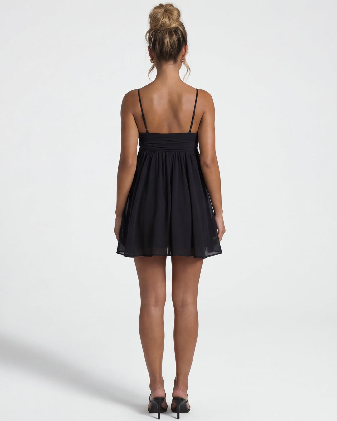 Rachel - Flowy Babydoll Mini Dress