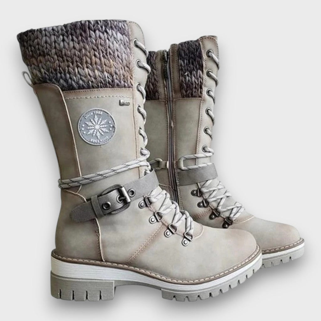 Ericca - Lace-Up Winter Boots