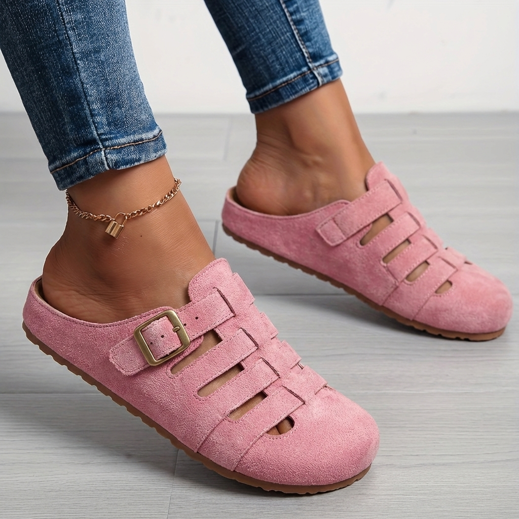Rachelle - Comfortable Slip-On Mule Sandals