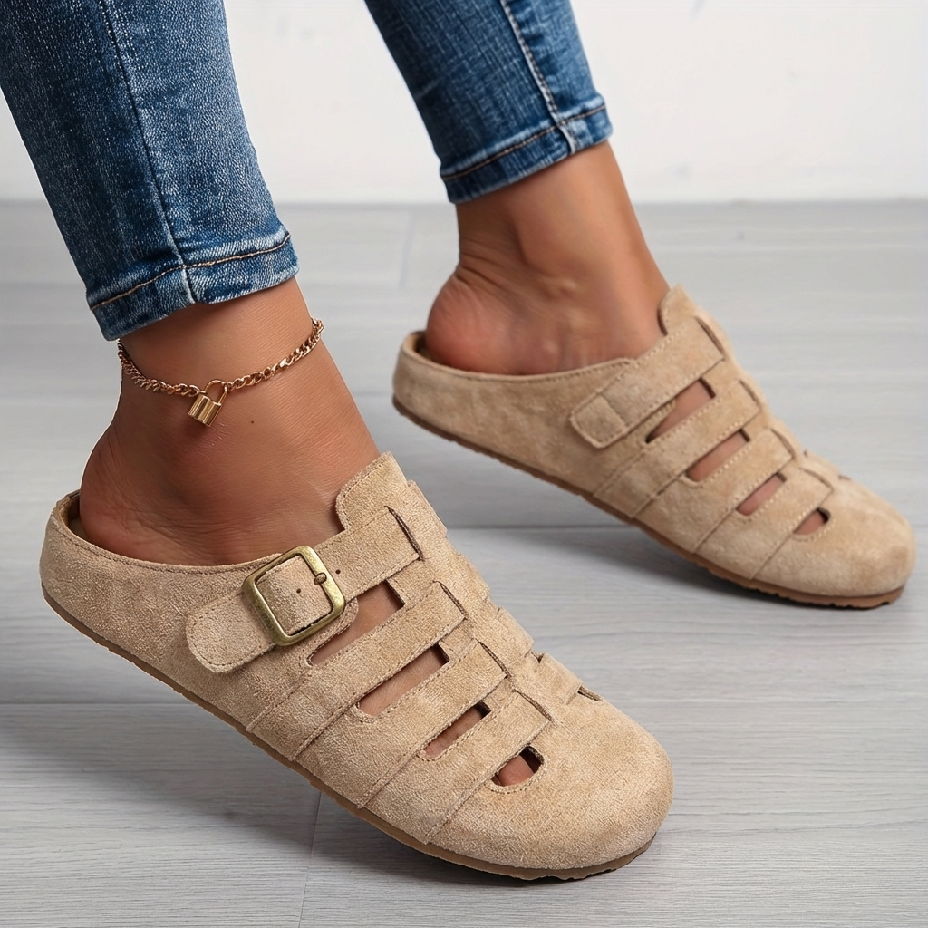 Rachelle - Comfortable Slip-On Mule Sandals