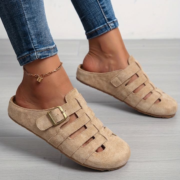 Rachelle - Comfortable Slip-On Mule Sandals