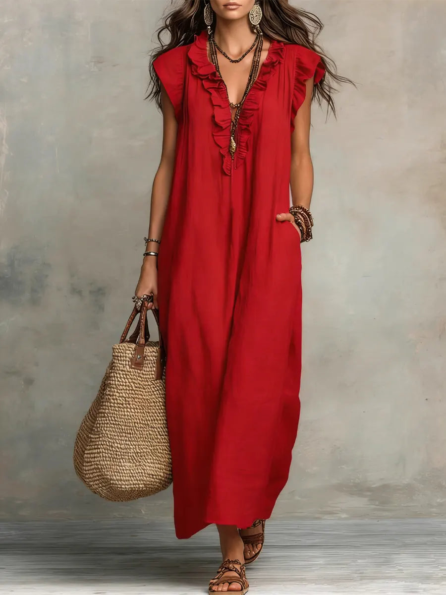 Lia - Bohemian Maxi Summer Dress