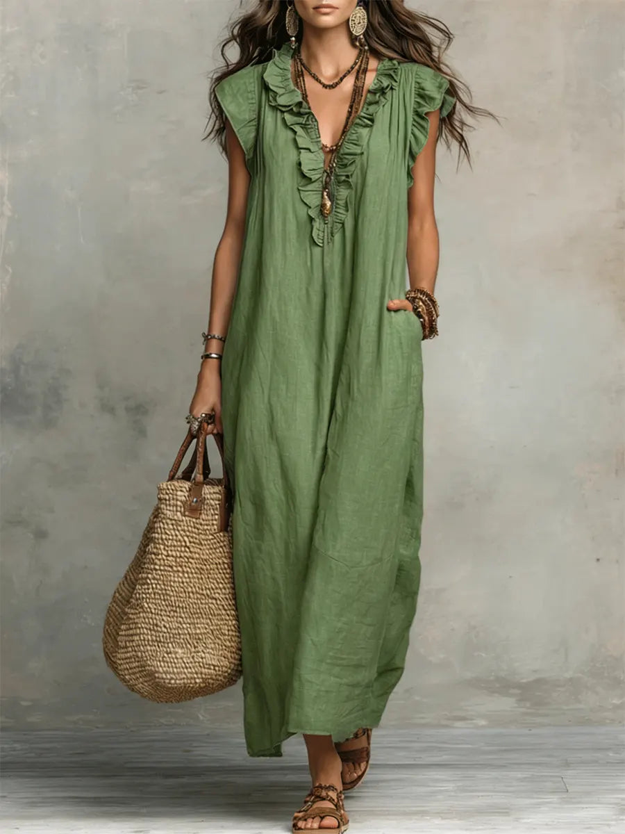 Lia - Bohemian Maxi Summer Dress