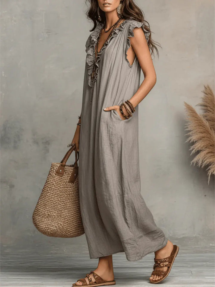 Lia - Bohemian Maxi Summer Dress