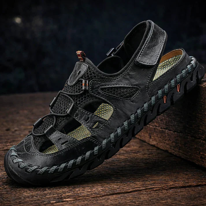 Samanta - Handwoven Leather Outdoor Sandals