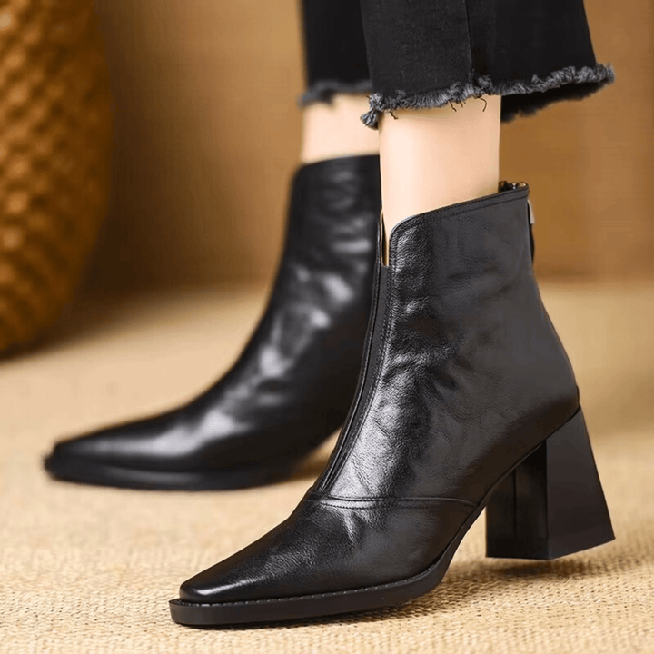 Kassandra - Luxury Mid Heel Boots