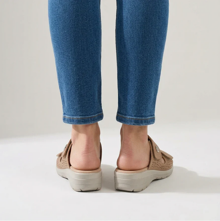 Tricia - Cushioned Orthopedic Comfort Slides